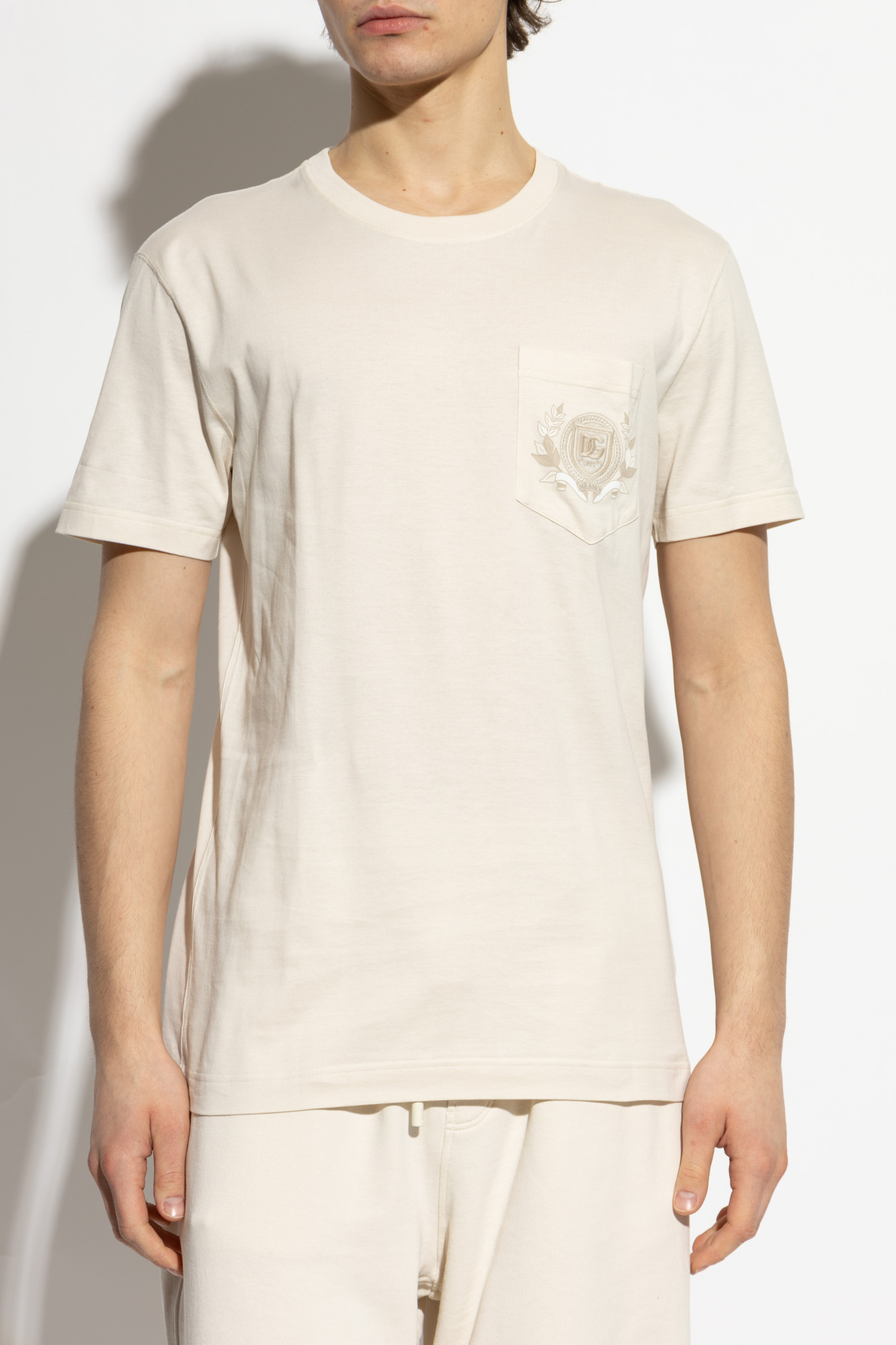 Dolce & Gabbana T-shirt with pocket | Men's Clothing | Vitkac